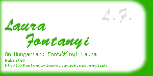 laura fontanyi business card
